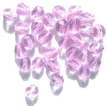 30 8mm Faceted Spiral Nugget Alexandrite Firepolish Beads
