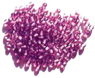 100 4mm Transparent Amethyst Round Glass Beads