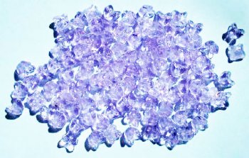 100 4x6mm Transparent Alexandrite Flower Cap Beads