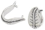 SS6009 1 14mm Sterling Leaf Bail