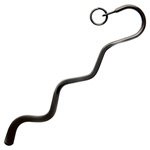 1 85mm Gunmetal Small Squiggle Bookmark