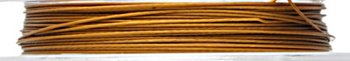 25 Feet of .40mm Antique Gold Tiger Tail