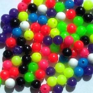 100 6mm Acrylic Opaque Mix