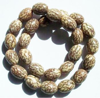 16 Inch Strand of 17x12mm Salwig Oval Beads