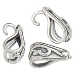 SS6013 1 11x6mm Sterling Hook Bail with Swirl