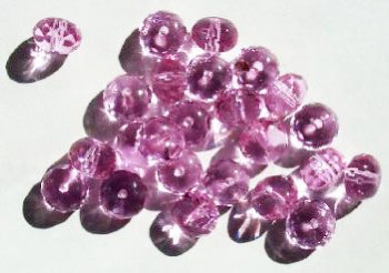 25 6x8mm Faceted Alexandrite Donut Beads