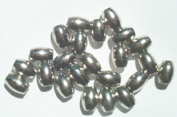 25 8x5mm Oval Nickel