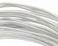 30ft 18ga (1.2mm ) Silver Aluminum Wire