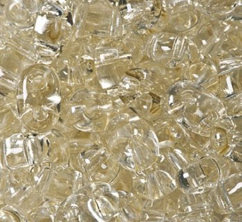 TB-02007 - 10 Grams Crystal Blond Flare 2.5x5mm Preciosa Twin Beads