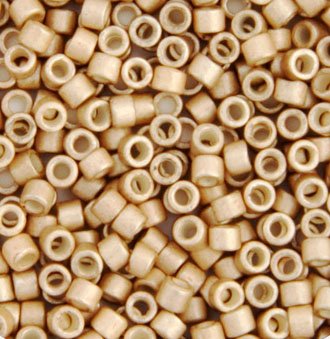 DB-1152 5.2 Grams of 11/0 Semi Matte Dyed Galvanized Champagne Delica Beads