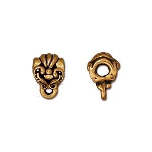1 10x6.5mm TierraCast Antique Gold Victorian Bail