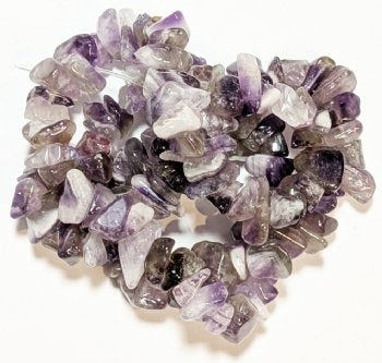 16 inch strand of Dog Tooth Amethyst Chips