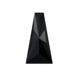 1 13x7mm Swarovski Jet Shadow Keystone