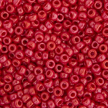 SB11-0426 22g of Opaque Red Lustre 11/0 Miyuki Seed Beads