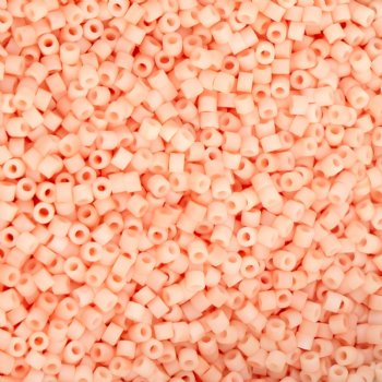CY-1229 25 Grams of 11/0 Matte Macaron Tangerine Cylin Seed Beads