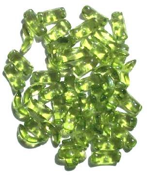 50 10mm Olive Angel Wings Beads