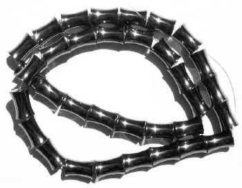 16 inch strand of 12x8mm Dog Bone Hematite Beads