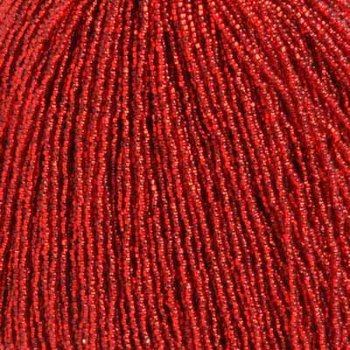 1 Hank of 11/0 Silver Lined Light Red Seed Beads