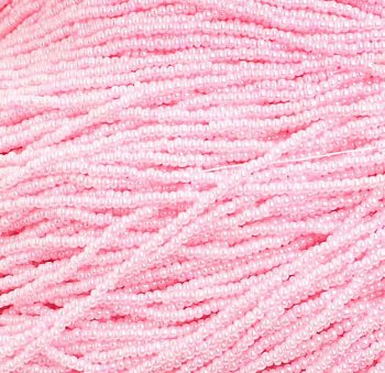 1 Hank of 10/0 Light Pink Pearl Seed Beads