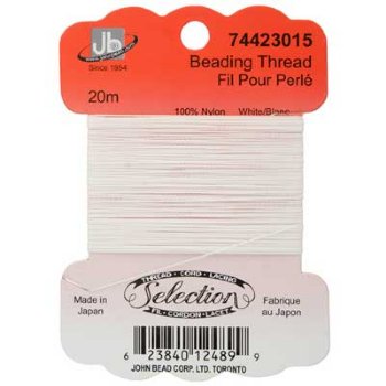 20 Meters of White Beading Thread