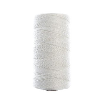 *Discontinued Slightly Yellowed* 654yds / 1962ft 1mm White Waxed Rosary Cord / Twine
