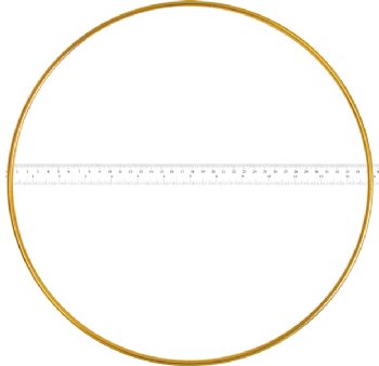 1, 14 Inch (35.6cm) Brass Closed Jump / Dreamcatcher Ring