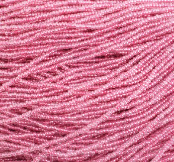 1 Hank of 11/0 Colorlined Red Seed Beads