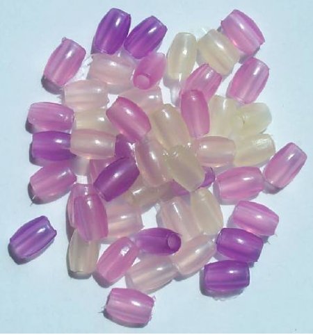 50 12x9mm Acrylic Sun Change Oval Beads