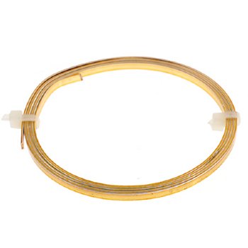 3 Feet of 21 Gauge Flat Gold Artistic Wire
