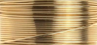 15 Yards of 22 Gauge Non-Tarnish Brass Artistic Wire