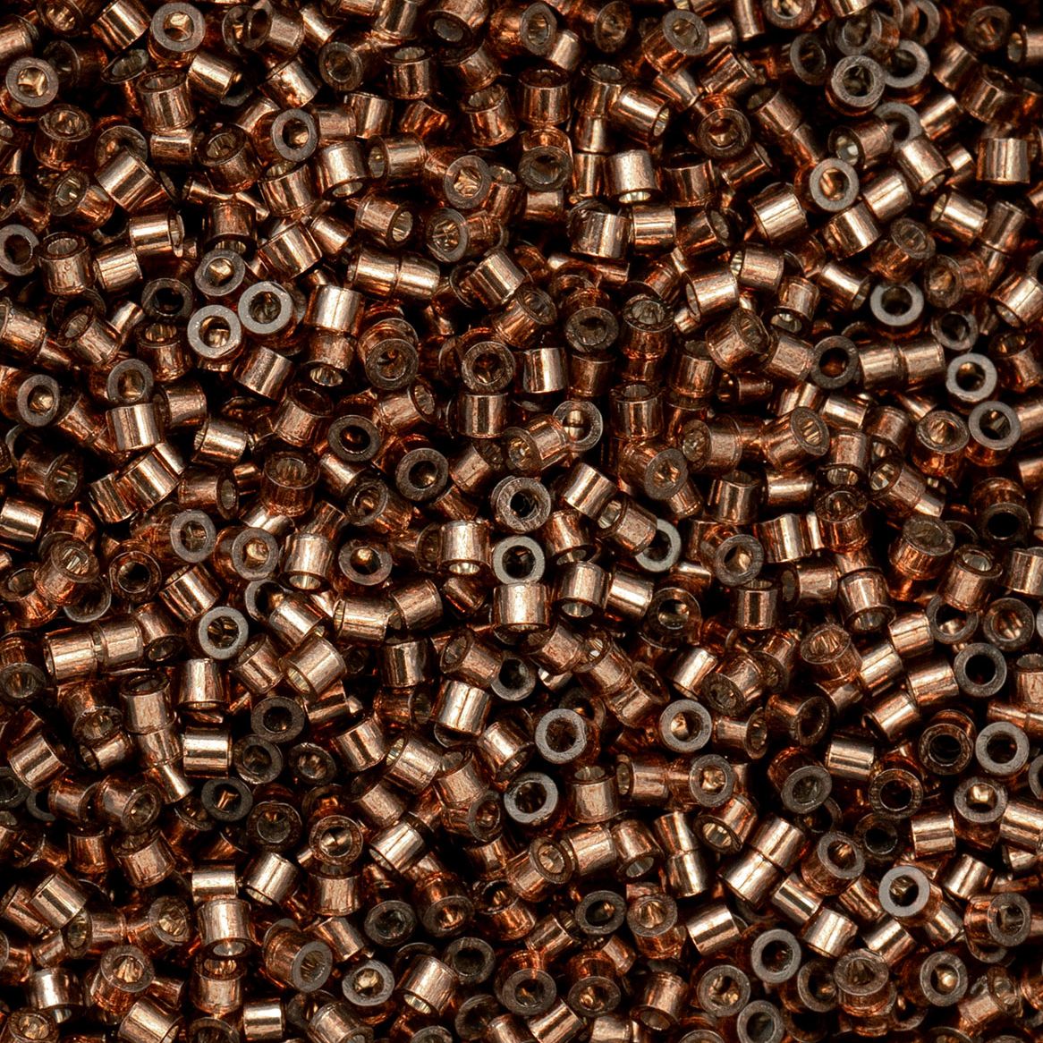 CY-1020 25 Grams of 11/0 Silverlined Brown Cylin Seed Beads