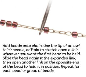 Basic Elements Beadable Chain Stainless Steel .25x.8mm, 8m