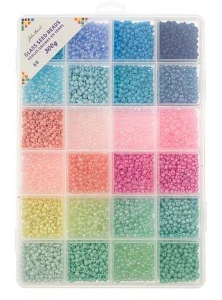 Bead Box Mix - 8/0 300 grams Glass Seed Beads - Pastel Dream