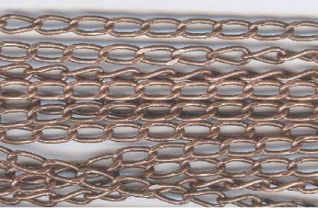 1 Meter of 11x4mm Antique Copper Chain