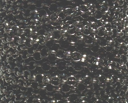 1 foot of 4.3mm Gunmetal Rolo Chain