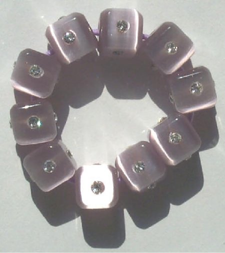 1 8mm Light Amethyst Cube Fireball