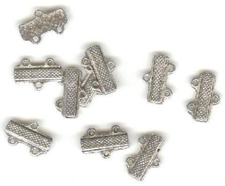 10 13mm Nickel Plated 2-to-1 End Connector