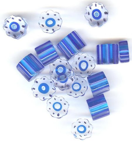 Furnace 20 grams Flower Blue Core with Cobalt