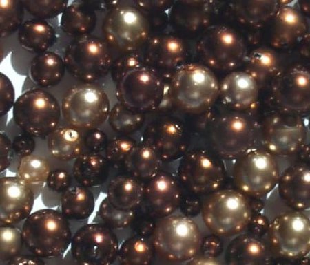 50 Grams of Toffee Sensation Glass Pearl Mix