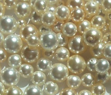 50 Grams of Vanilla Cream Glass Pearl Mix