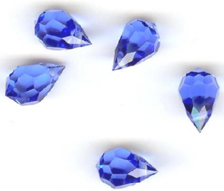 5 10x6mm Preciosa Sapphire Tear Drops