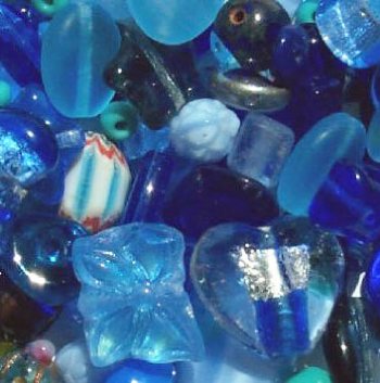 Northern Bead Deluxe 50 gram Blue Mix