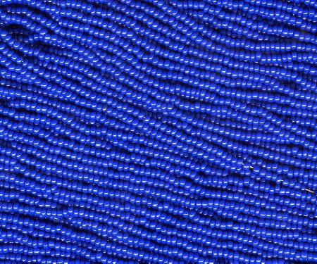 1 Hank of 11/0 Opaque Royal Blue Seed Beads