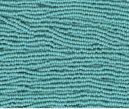 1 Hank of 11/0 Opaque Turquoise Seed Beads