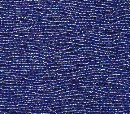 1 Hank of 11/0 Transparent Cobalt AB