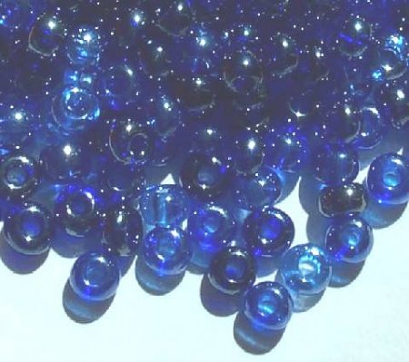 20 Gram Vial of 2/0 Mixed Sapphire Lustre