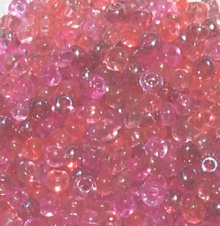 50g 6/0 Lustre Pink Multi Mix
