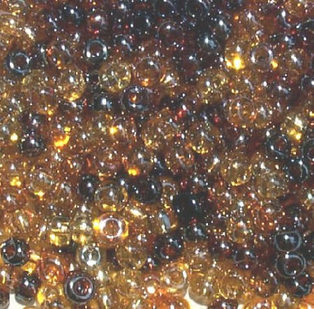 50g 6/0 Lustre Topaz Mix