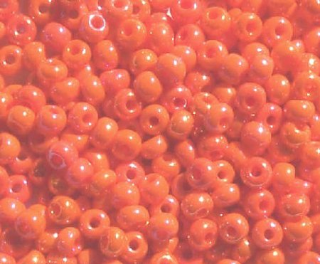 50g 6/0 Opaque Iris Orange