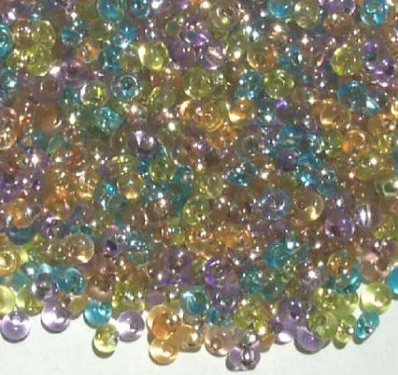 25g 8/0 Silver Lined Fringe Drop Mix